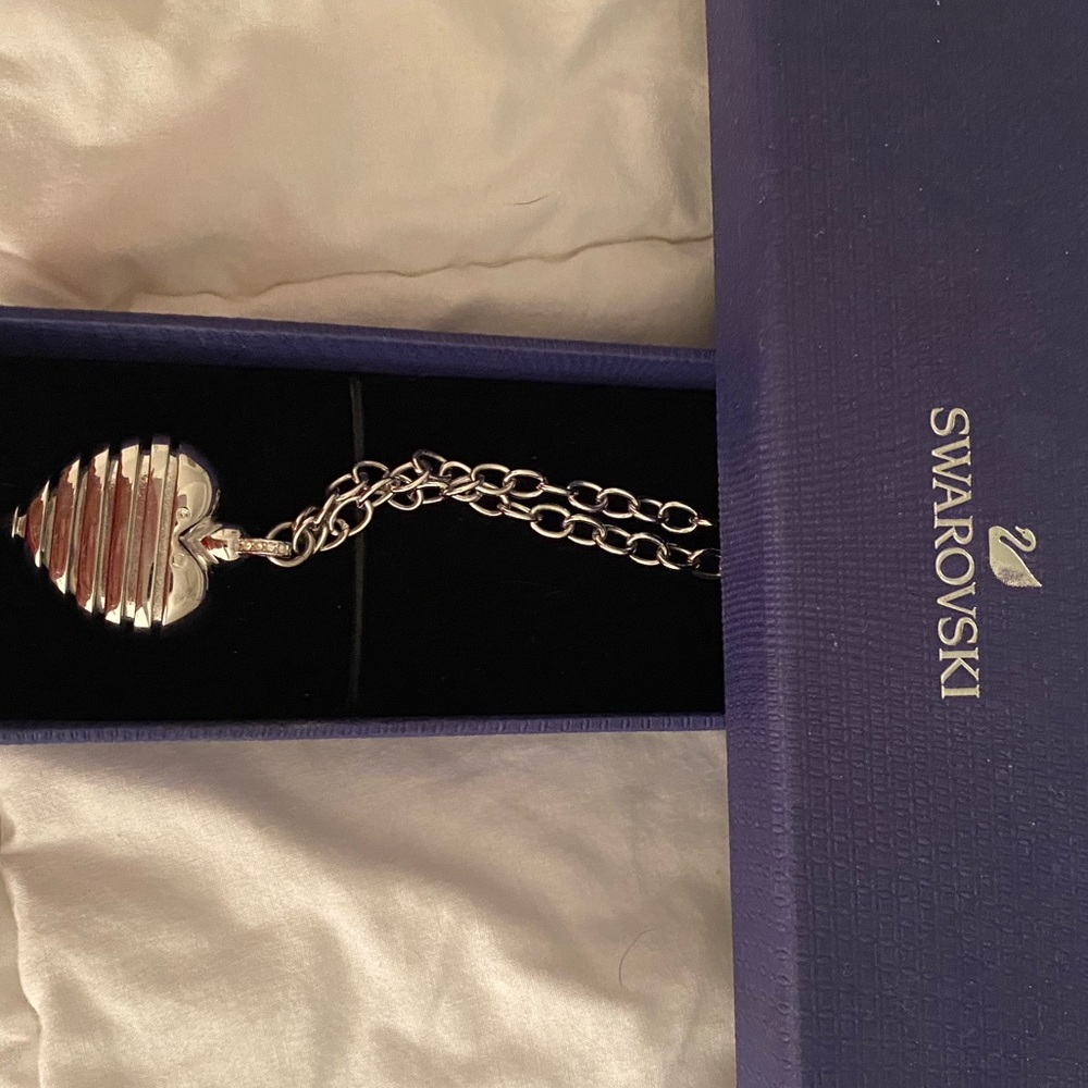 Swarovski necklace 9 inch chain